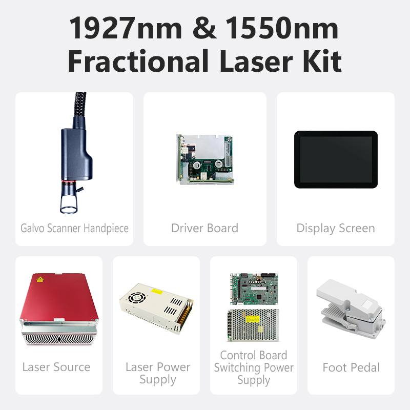 1927nm 1550nm Fractional Laser Kit