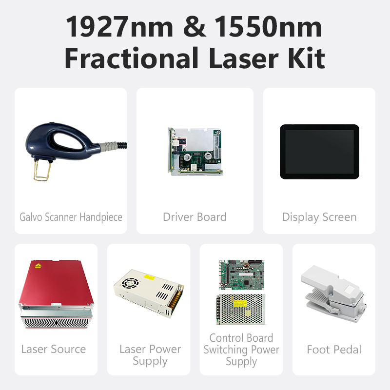 1927nm 1550nm Fractional Laser Kit